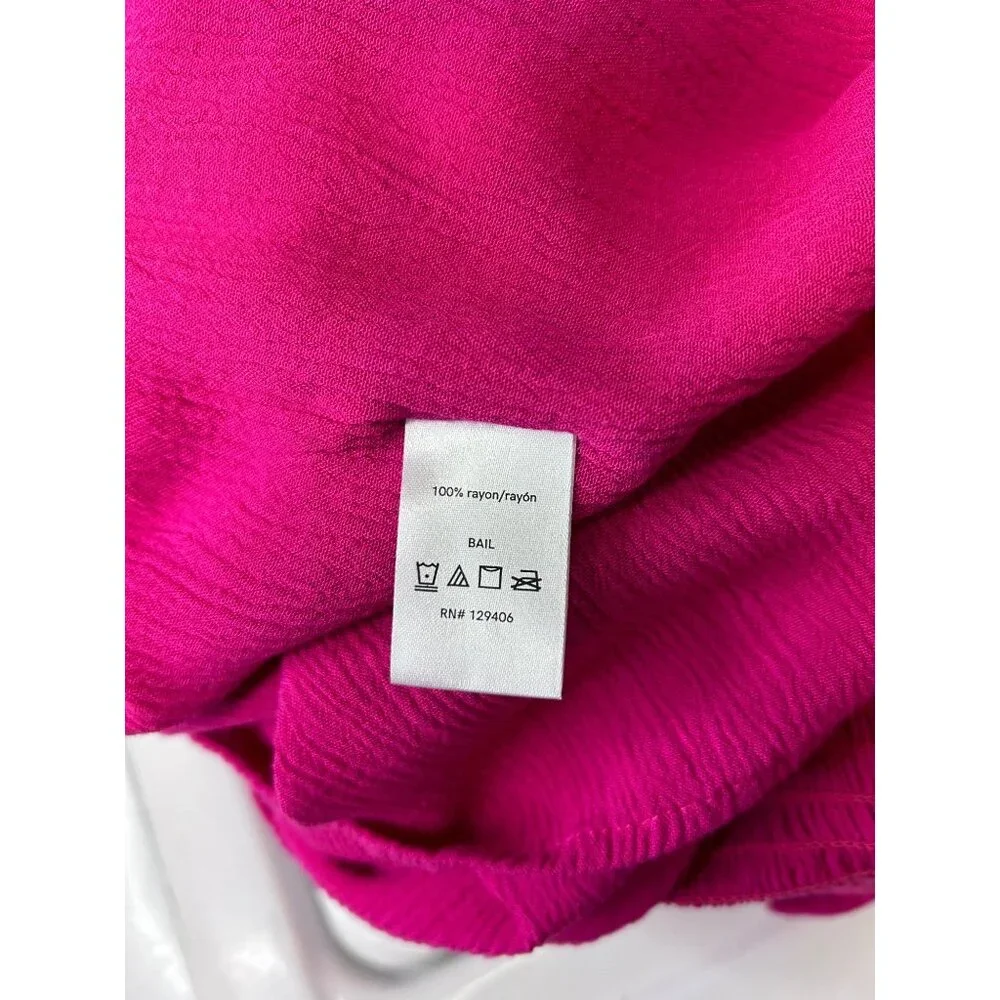 Venus Womens Hot Pink Sleeveless Smocked Halter Fun & Flirty Summer Short Romper